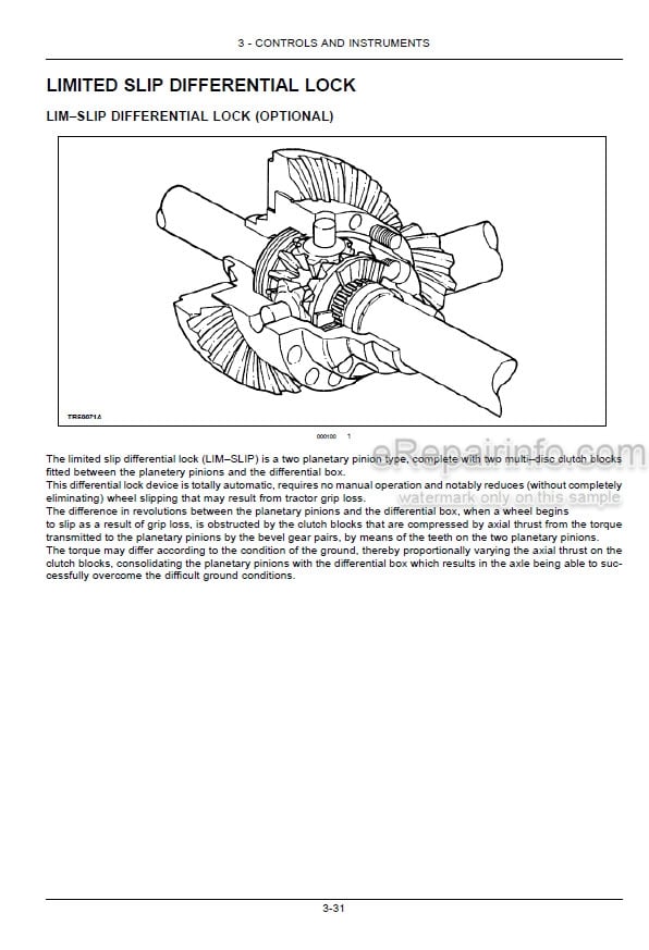 Photo 5 - New Holland TD5.65 TD5.75 TD5.80 TD5.90 TD5.100 TD5.110 Operators Manual Tractor