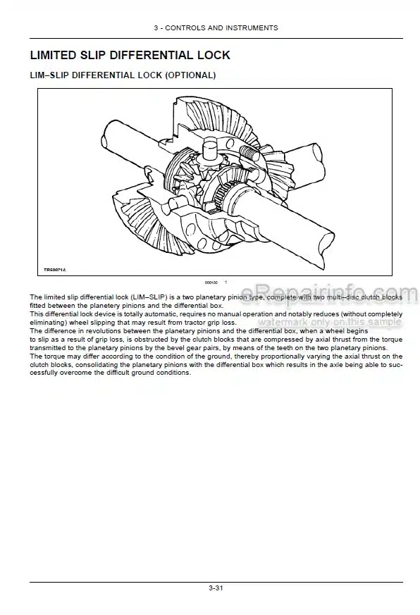 Photo 5 - New Holland TD5.65 TD5.75 TD5.80 TD5.90 TD5.100 TD5.110 Operators Manual Tractor
