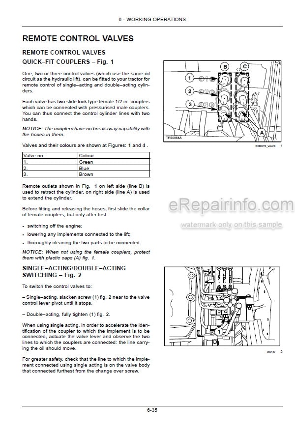 Photo 7 - New Holland TD3.50 Operators Manual Tractor