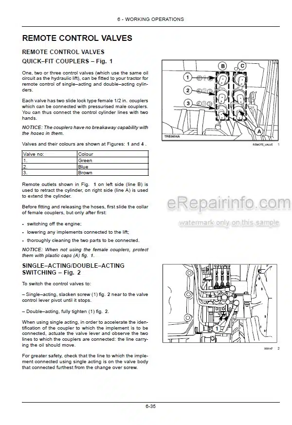Photo 4 - New Holland TD5.85 TD5.95 TD5.105 TD5.115 Operators Manual Tractor 51559167