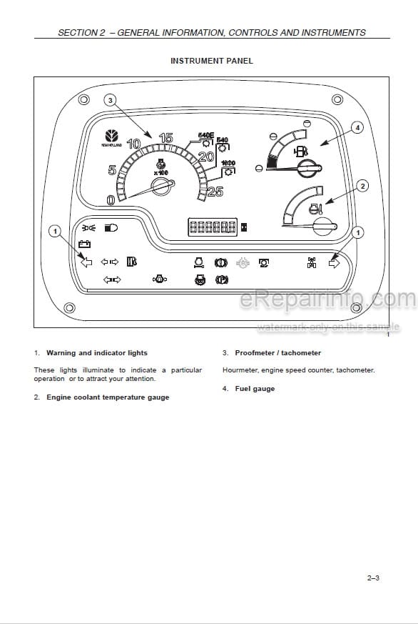 Photo 5 - New Holland TD5010 TD5020 TD5030 TD5040 TD5050 Operators Manual Tractor