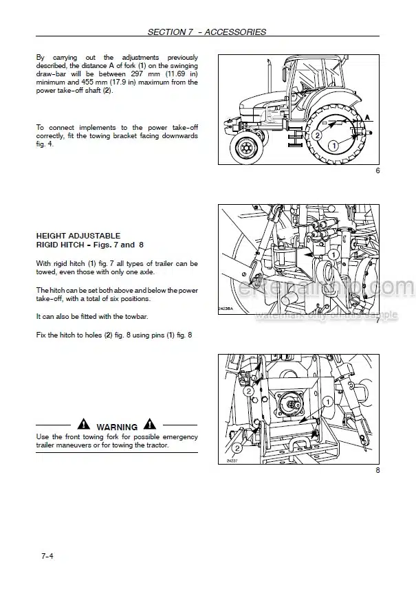 Photo 1 - New Holland TD5050HC Operators Manual Tractor