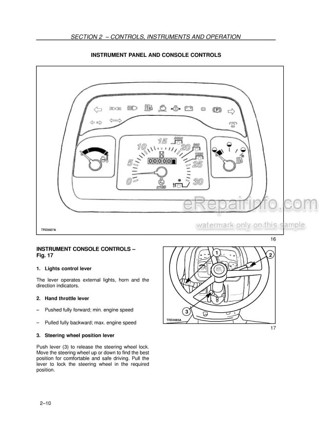 Photo 4 - New Holland TD60D TD70D TD80D TD90D TD95D Operators Manual Tractor 5091825