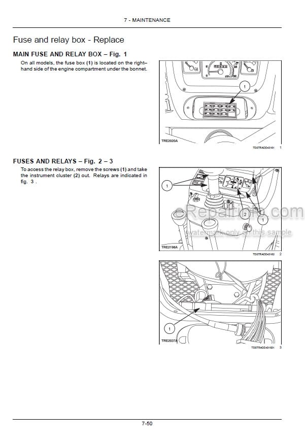 Photo 6 - New Holland TL80A TL90A TL100A Operators Manual Tractor