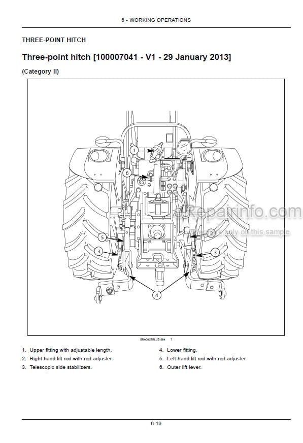 Photo 3 - New Holland TD65F TD75F TD85F Operators Manual Tractor