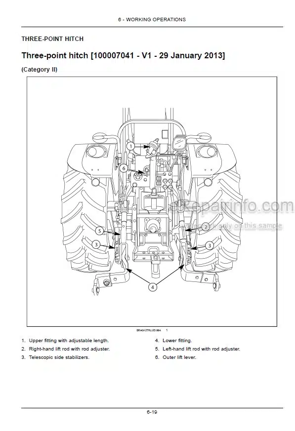 Photo 3 - New Holland TD65F TD75F TD85F Operators Manual Tractor