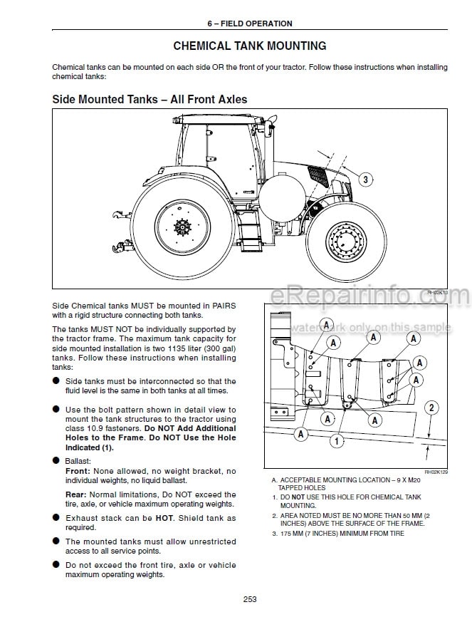 Photo 4 - New Holland TG210 TG230 TG255 TG285 Operators Manual Tractor 87059621