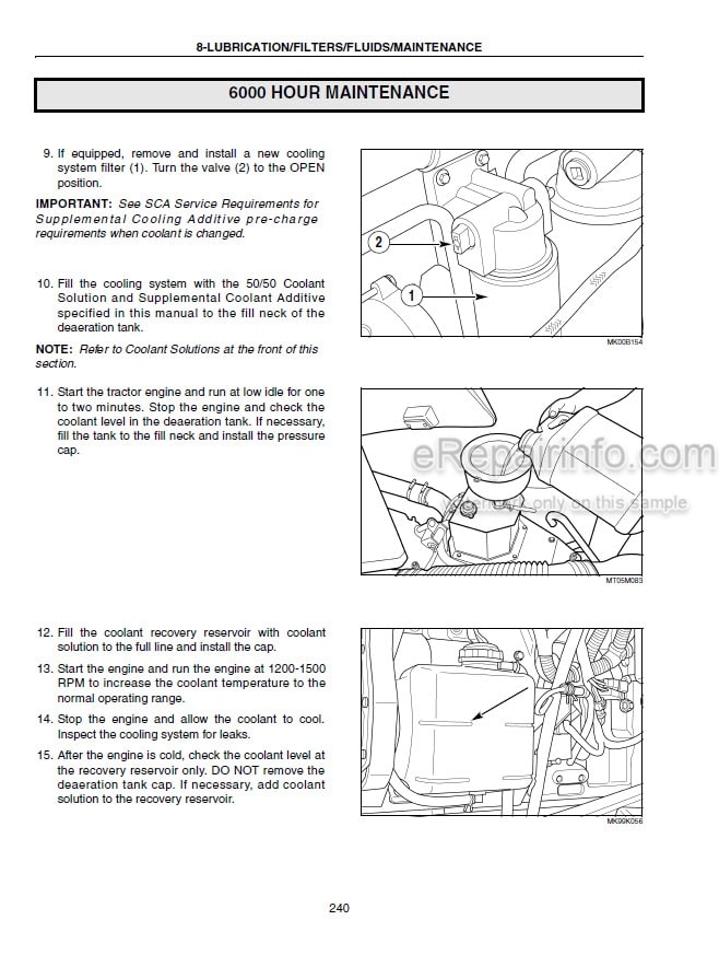 Photo 7 - New Holland TJ275 TJ325 TJ375 TJ425 TJ450 TJ500 Operators Manual Tractor 87033610