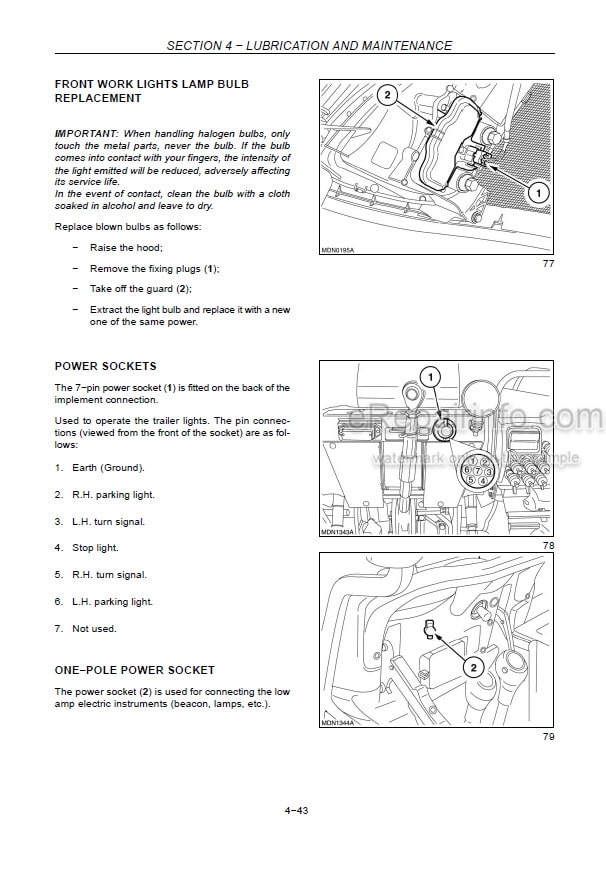 Photo 7 - New Holland TC48DA TC55DA Operators Manual Tractor 87544704