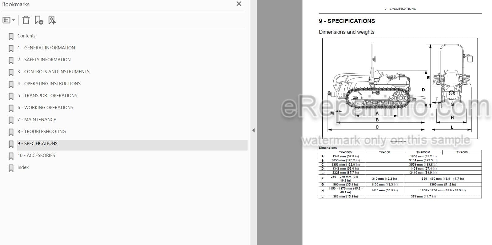 Photo 3 - New Holland TK4030V TK4050 TK4050M TK4060 Operators Manual Tractor