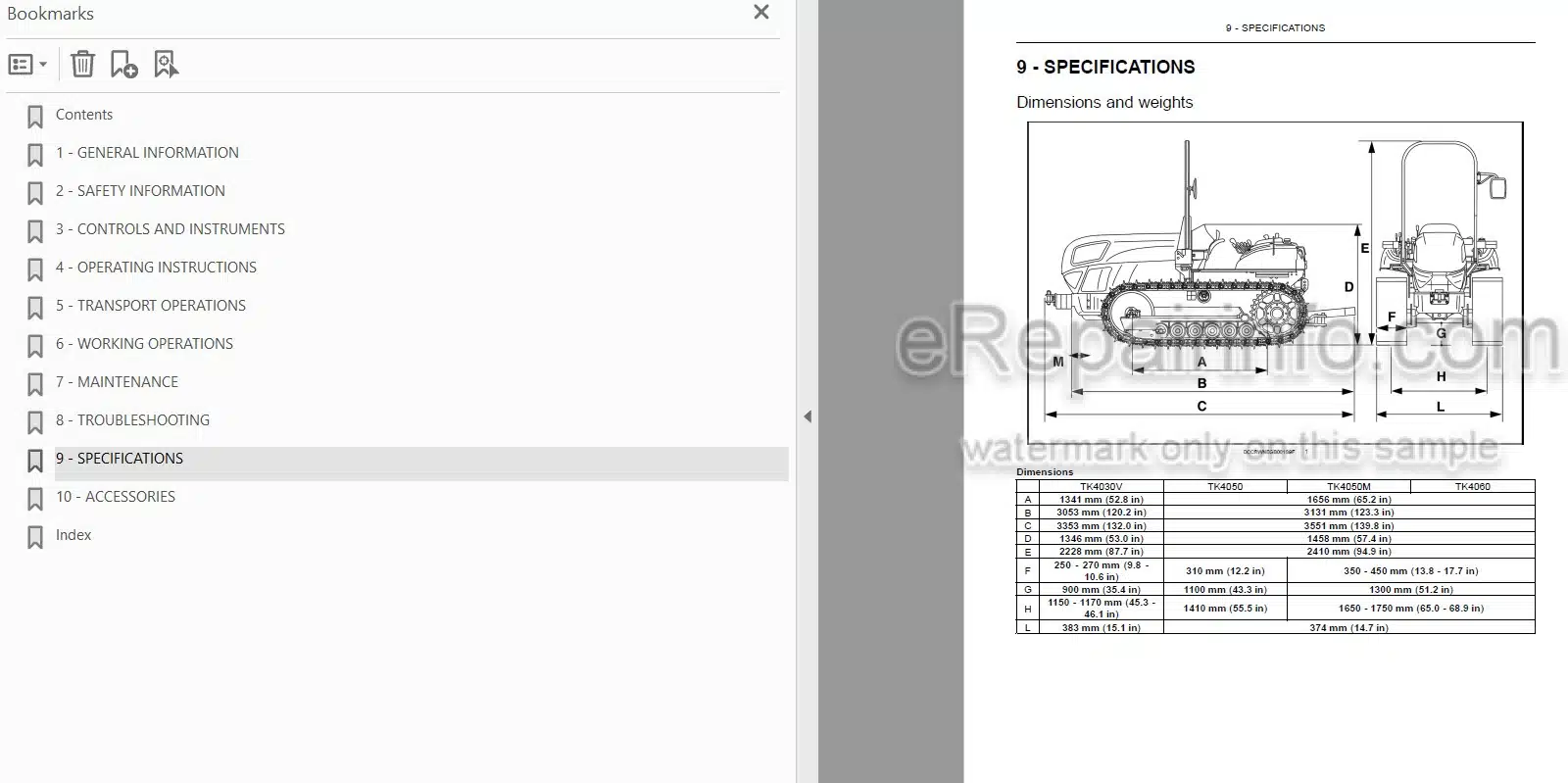 Photo 3 - New Holland TK4030V TK4050 TK4050M TK4060 Operators Manual Tractor