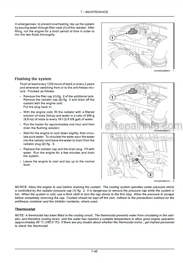 Photo 3 - New Holland TK4030V TK4050 TK4050M TK4060 Operators Manual Tractor