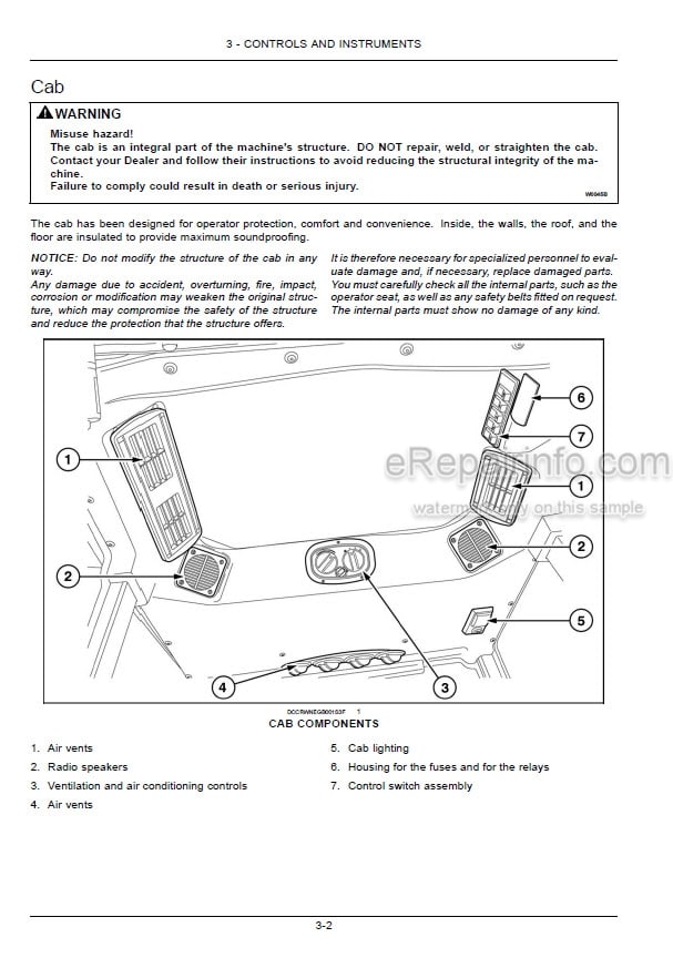 Photo 5 - New Holland TK4030V TK4050 TK4050M TK4060 Operators Manual Tractor