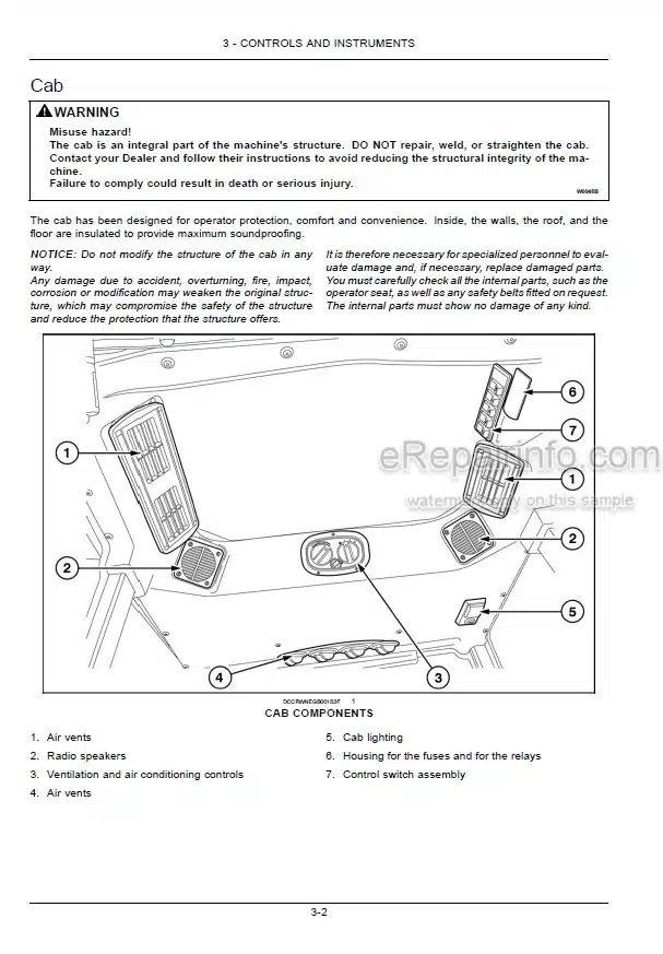 Photo 5 - New Holland TK4030V TK4050 TK4050M TK4060 Operators Manual Tractor