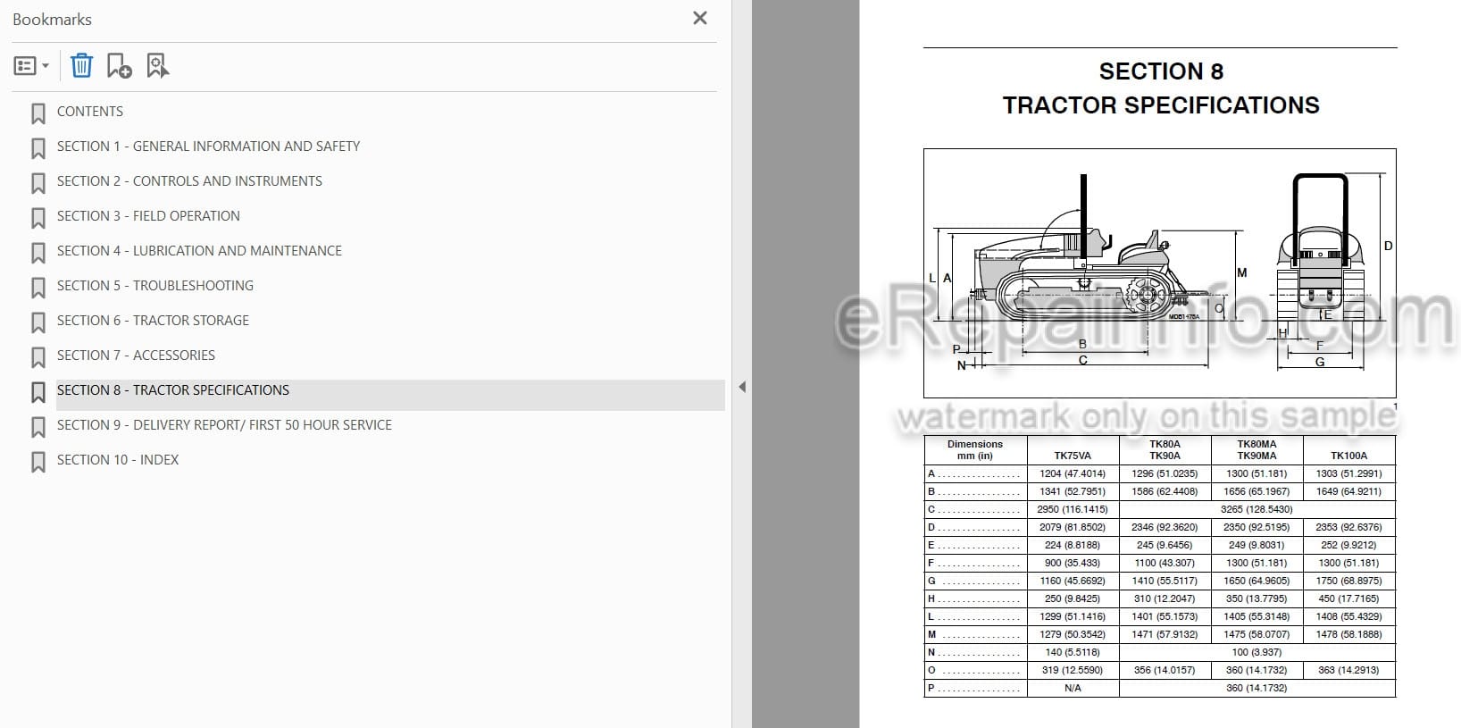 Photo 3 - New Holland TK75VA TK80A TK80MA TK90A TK90MA TK100A Operators Manual Tractor 87545315