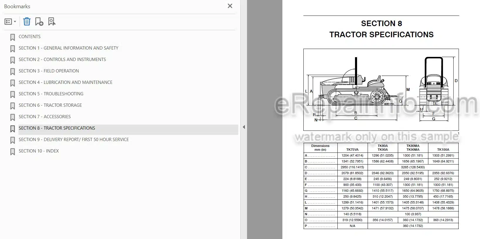 Photo 3 - New Holland TK75VA TK80A TK80MA TK90A TK90MA TK100A Operators Manual Tractor 87545315