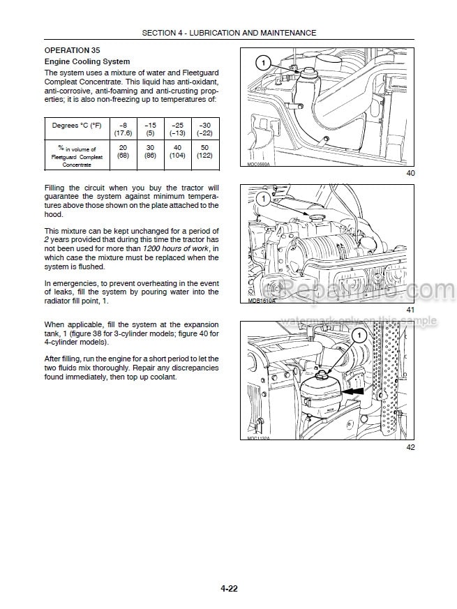Photo 6 - New Holland TT4.55 TT4.75 Operators Manual Tractor 48135174