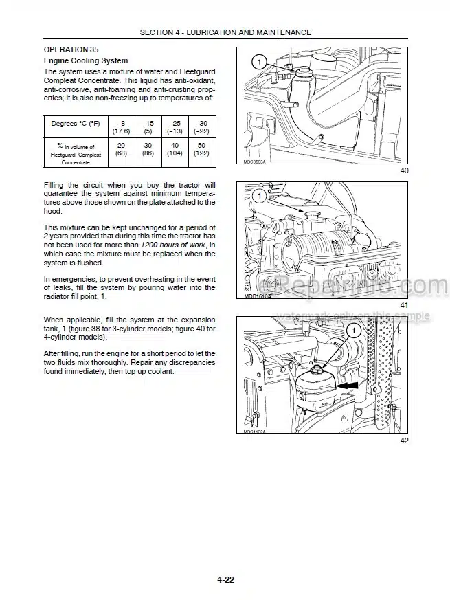 Photo 6 - New Holland TT4.55 TT4.75 Operators Manual Tractor 48135174