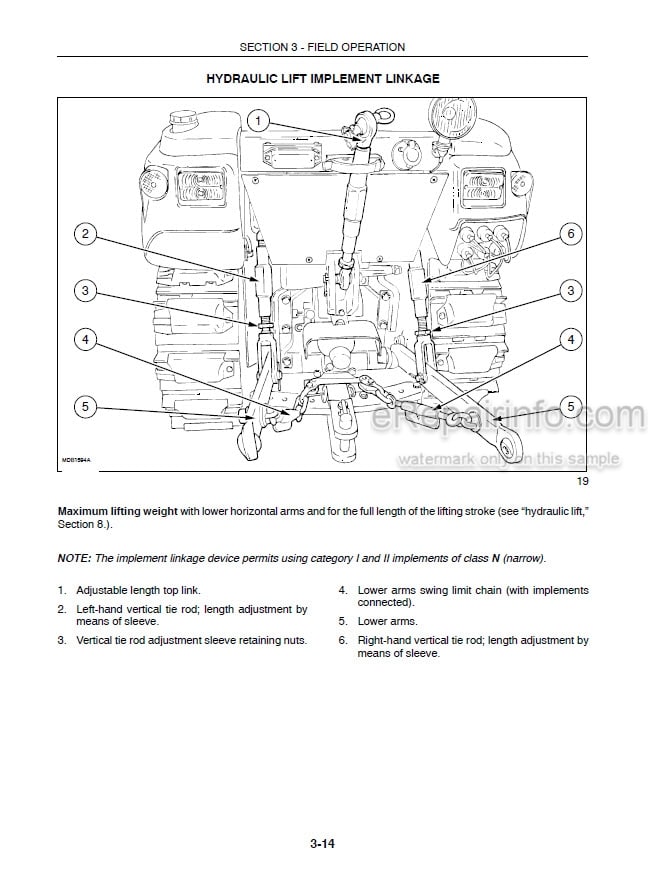 Photo 5 - New Holland TK75VA TK80A TK80MA TK90A TK90MA TK100A Operators Manual Tractor 87545315
