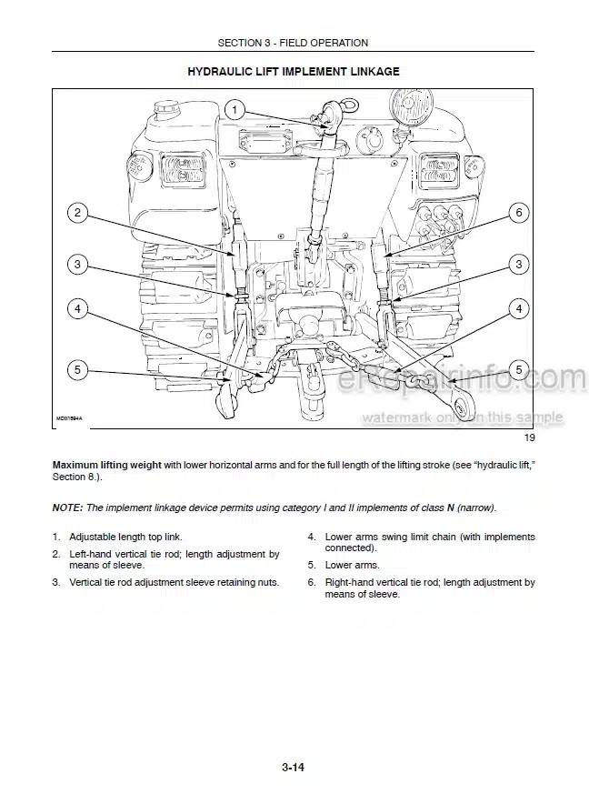 Photo 5 - New Holland TK75VA TK80A TK80MA TK90A TK90MA TK100A Operators Manual Tractor 87545315