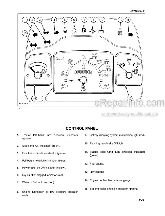 Photo 5 - New Holland TK76 TK85 TK85M Operators Manual Tractor 86626574