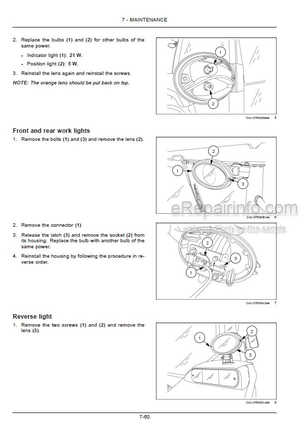 Photo 1 - New Holland TL5.80 TL5.90 TL5.100 Operators Manual Tractor