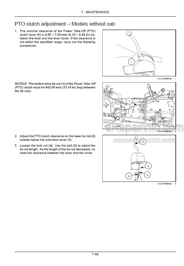 Photo 6 - New Holland TL70 TL80 TL90 TL100 Operators Manual Tractor 6036457100