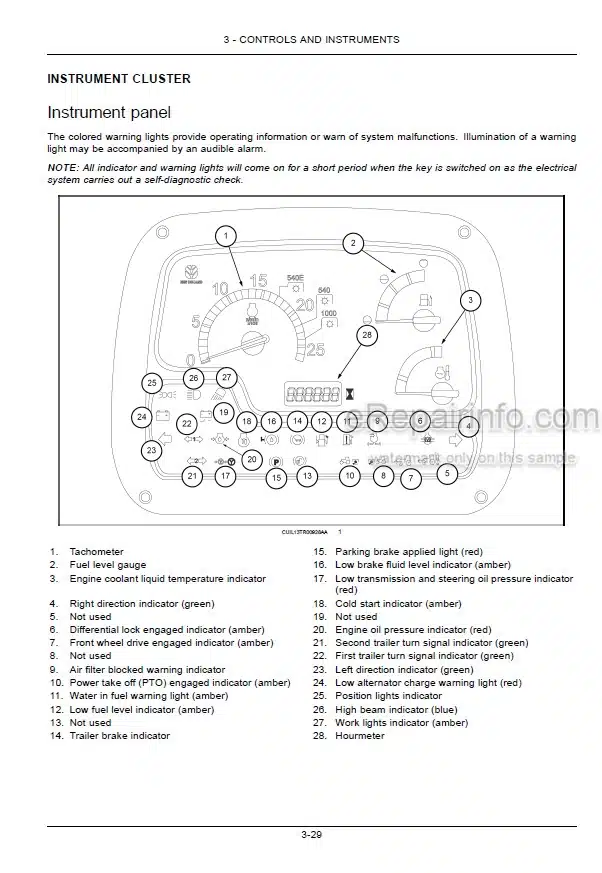 Photo 5 - New Holland TL60E TL75E TL85E TL95E Operators Manual Tractor