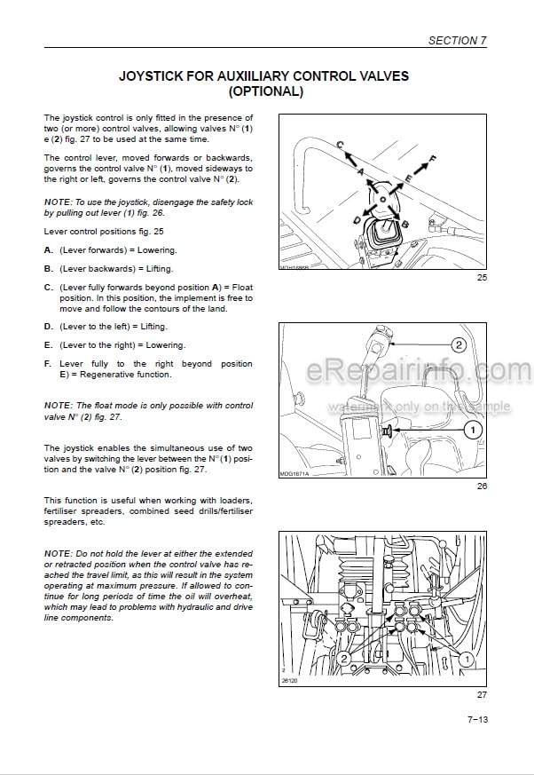 Photo 1 - New Holland TL70A TL80A TL90A TL100A Operators Manual Tractor 87557824