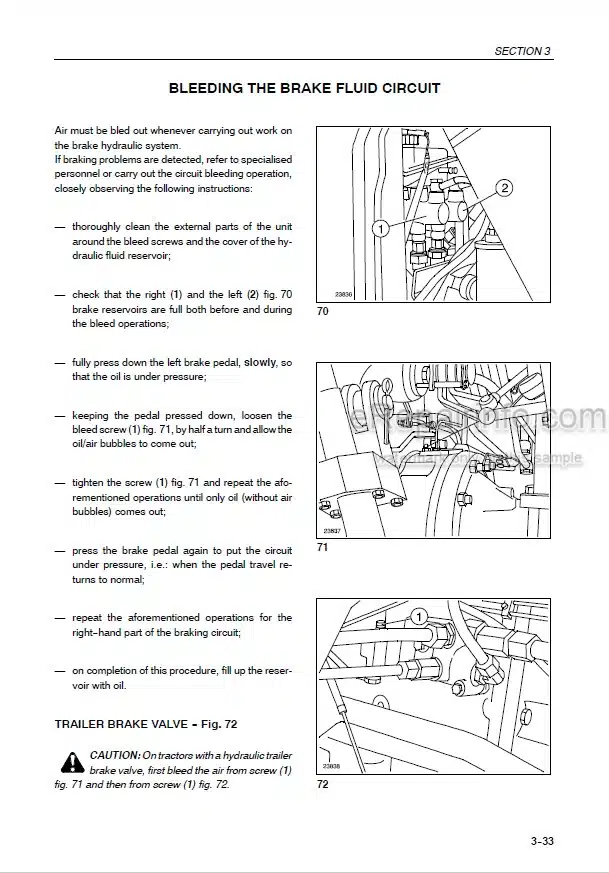 Photo 2 - New Holland TL70 TL80 TL90 TL100 Operators Manual Tractor 6036457100