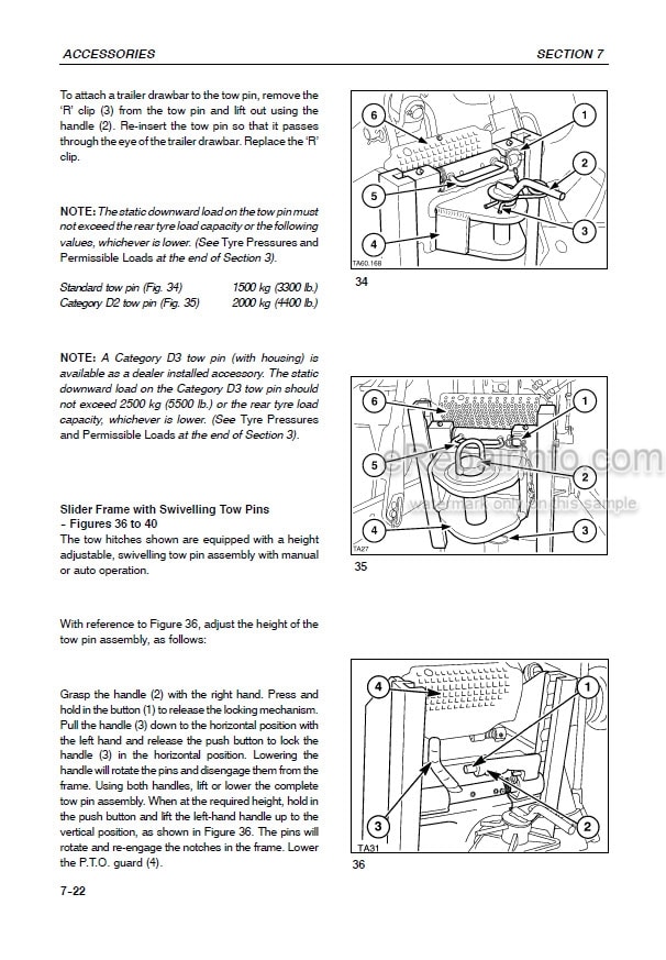 Photo 2 - New Holland TM115 TM125 TM135 TM150 TM165 Operators Manual Tractor