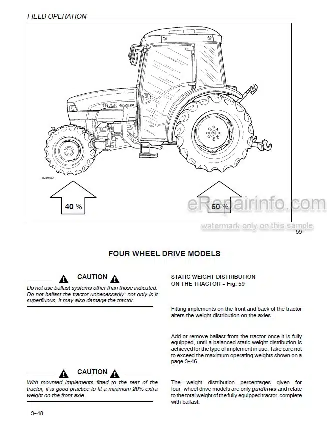 Photo 5 - New Holland TN55V TN65V TN75V TN65N TN75N Operators Manual Tractor 86620310