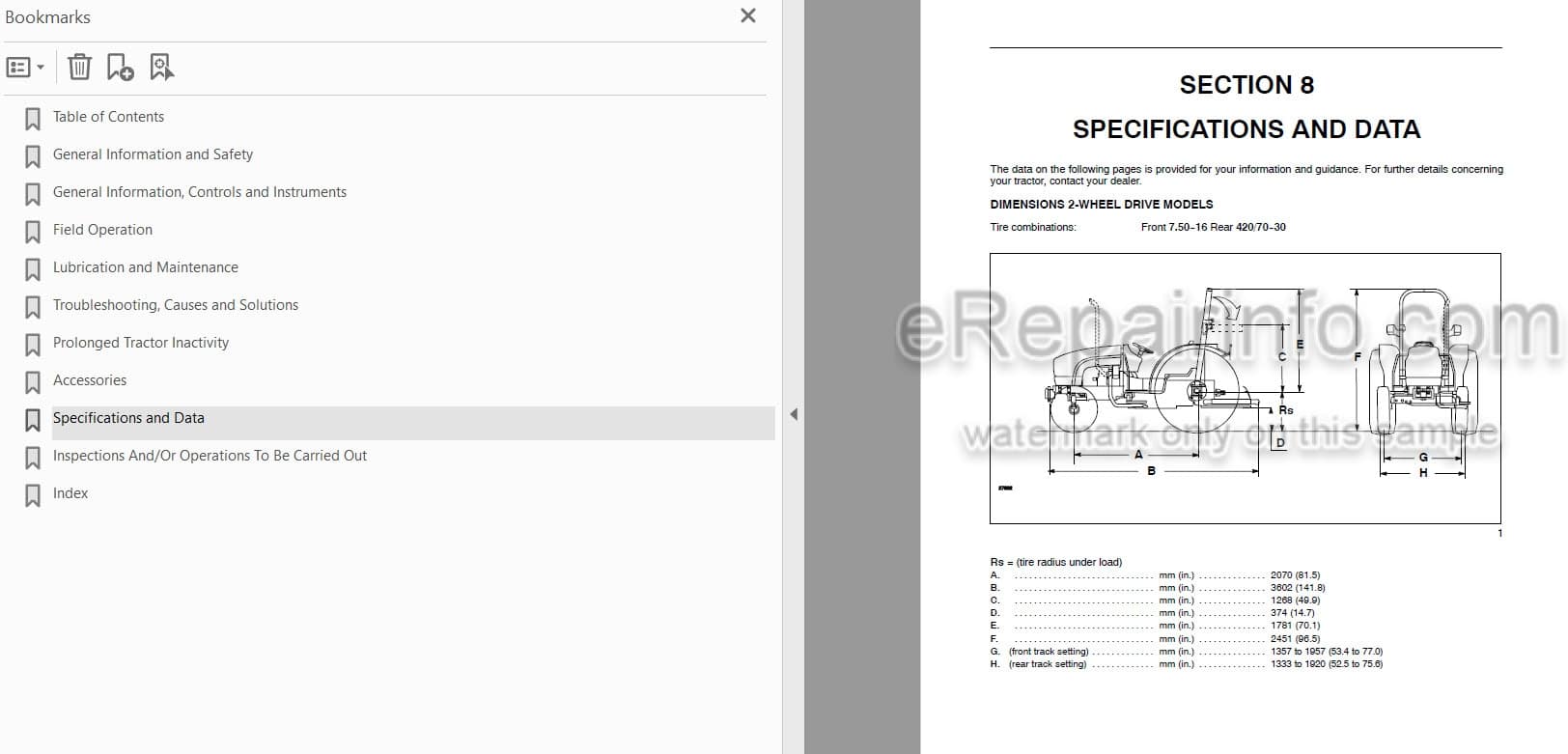 Photo 3 - New Holland TN60A TN70A TN75A Operators Manual Tractor