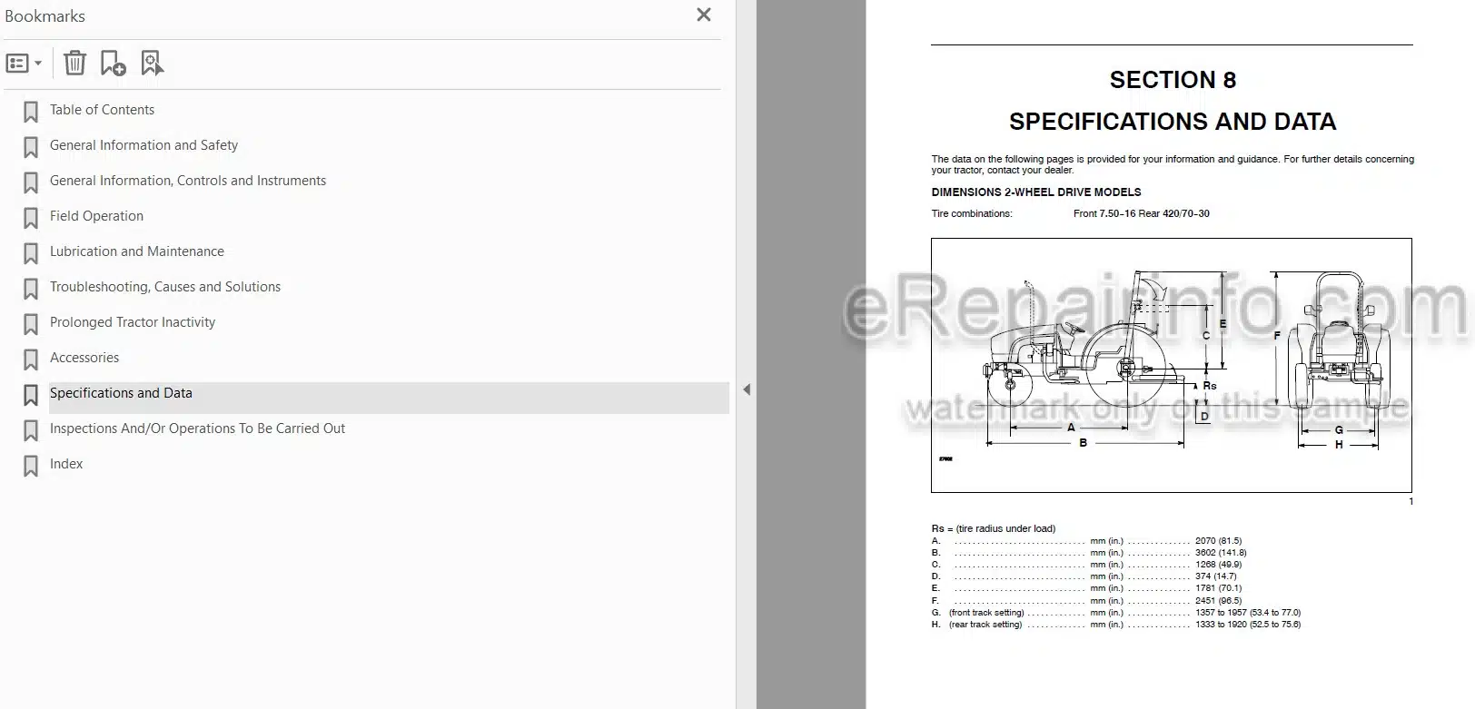 Photo 3 - New Holland TN60A TN70A TN75A Operators Manual Tractor