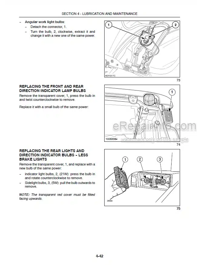 Photo 1 - New Holland TN60DA TN70DA TN75DA Operators Manual Tractor