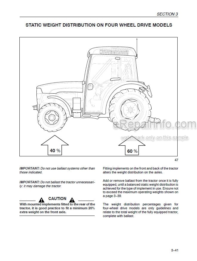 Photo 5 - New Holland TN60VA TN75VA TN95VA Operators Manual Tractor 87354197
