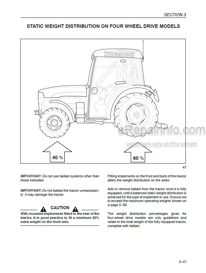 Photo 5 - New Holland TN60VA TN75VA TN95VA Operators Manual Tractor 87354197