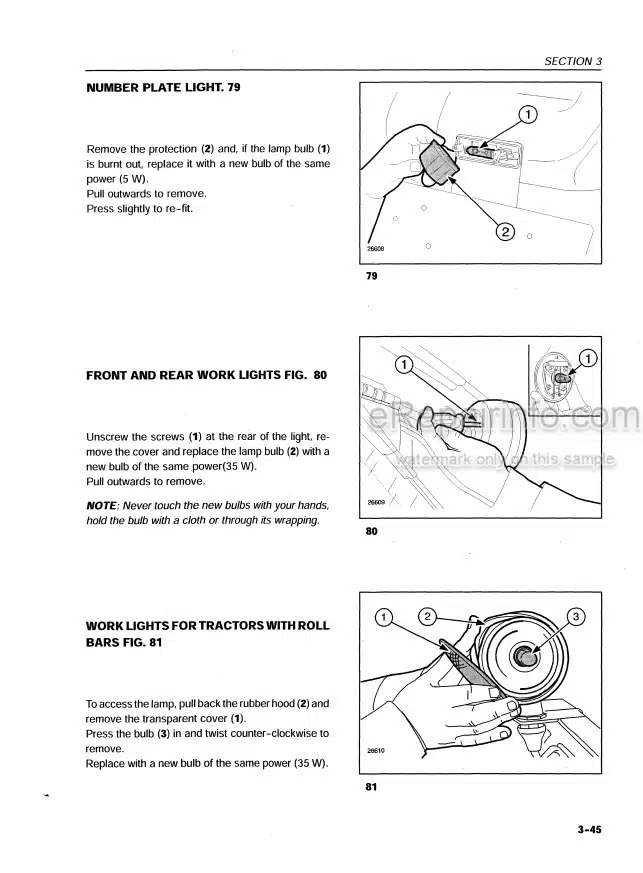 Photo 2 - New Holland TN65F TN75F TN90F Operators Manual Tractor
