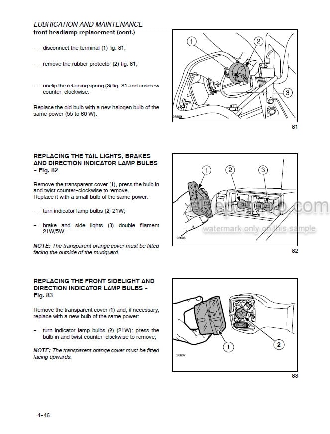 Photo 1 - New Holland TN75FA TN85FA TN95FA Operators Manual Tractor 87045591