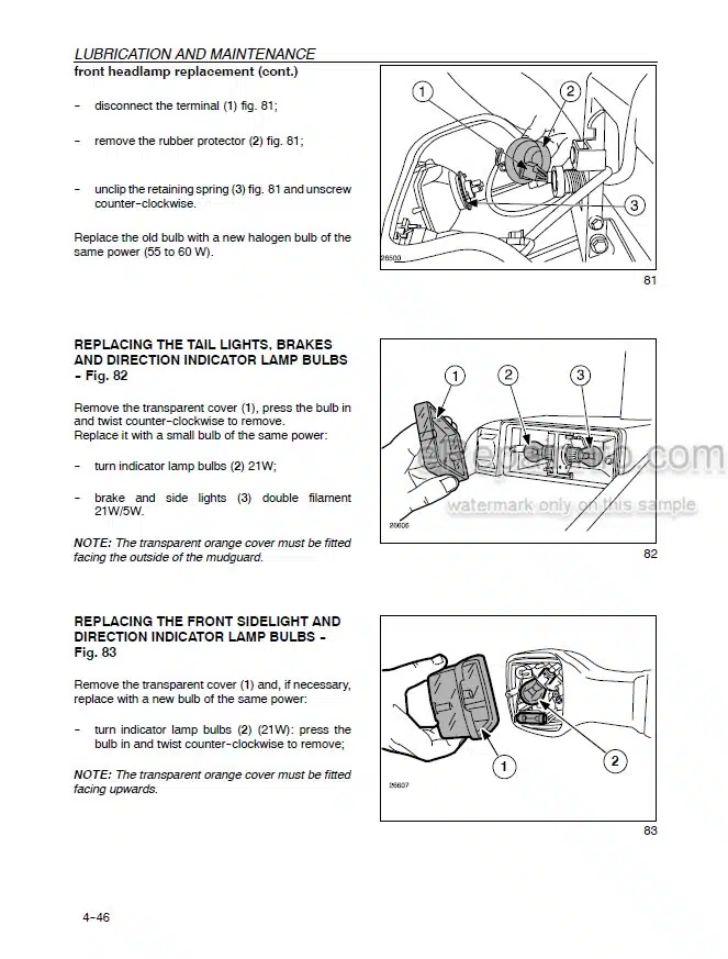 Photo 7 - New Holland TN75FA TN85FA TN95FA Operators Manual Tractor 87045591