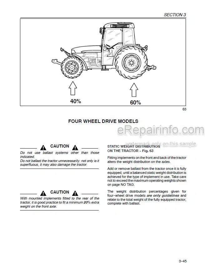 Photo 5 - New Holland TN75FA TN85FA TN95FA Operators Manual Tractor 87045591