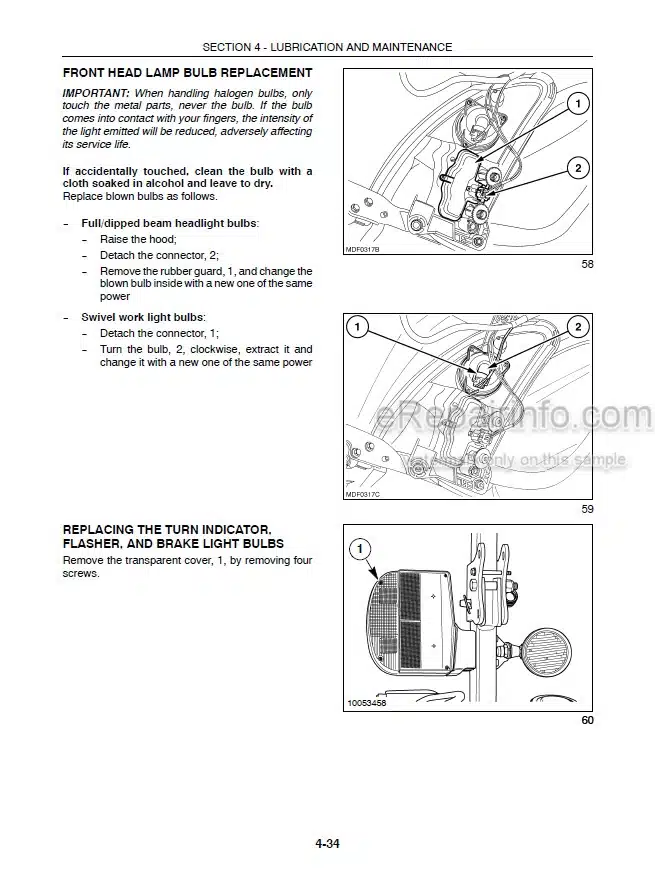 Photo 1 - New Holland TN85A TN95A Operators Manual Tractor