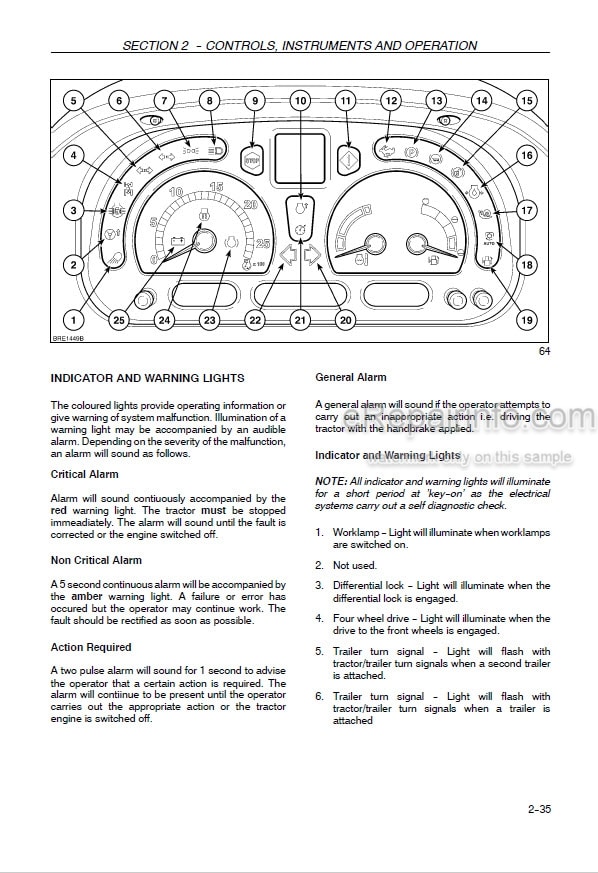 Photo 5 - New Holland TS100A TS110A TS115A TS130A TS-A Delta Operators Manual Tractor 82999129