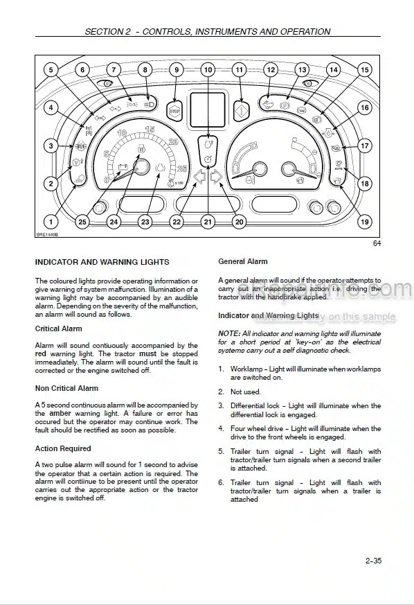 Photo 5 - New Holland TS100A TS110A TS115A TS130A TS-A Delta Operators Manual Tractor 82999129