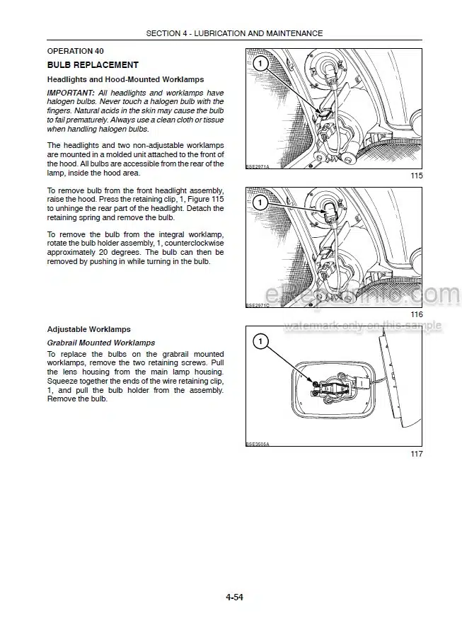 Photo 2 - New Holland TS100A TS115A TS125A TS135A Plus And Deluxe Models Operators Manual Tractor 82999233
