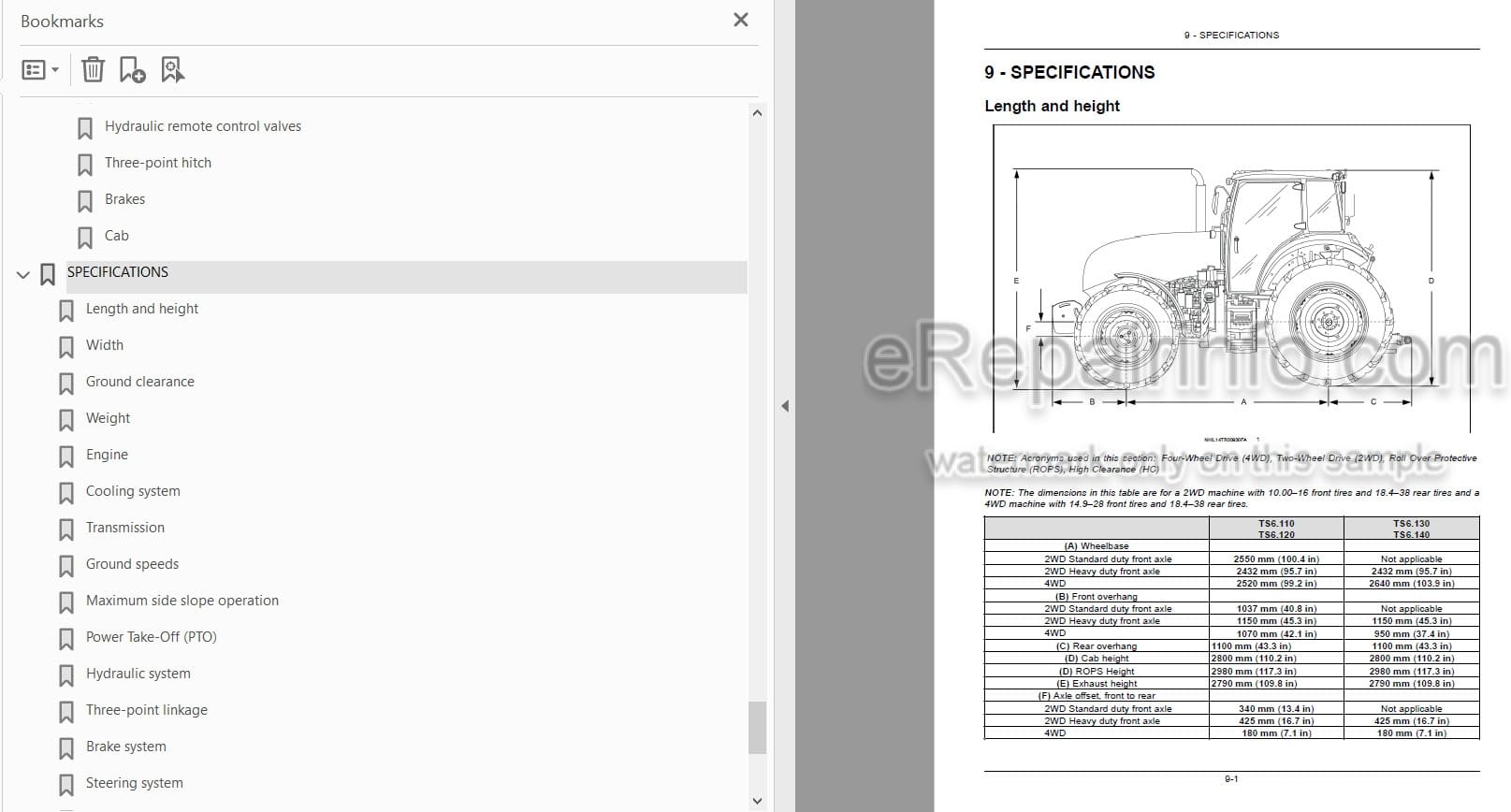 Photo 3 - New Holland TS6.110 TS6.110HC TS6.120 TS6.120HC TS6.130 TS6.140 Tier 4B Final Operators Manual Tractor