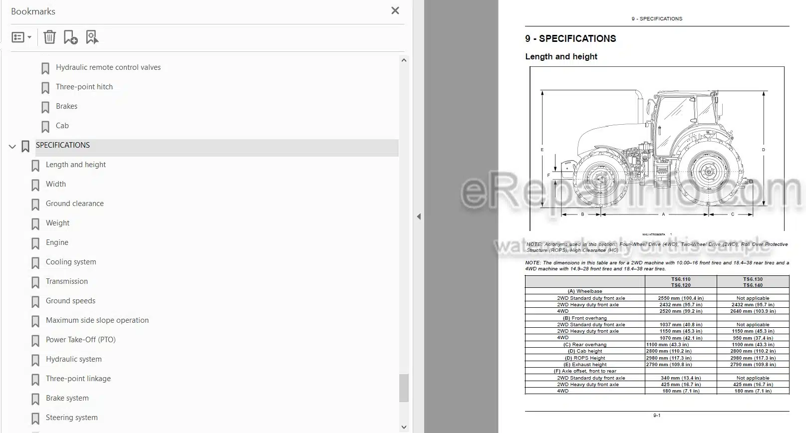 Photo 3 - New Holland TS6.110 TS6.110HC TS6.120 TS6.120HC TS6.130 TS6.140 Tier 4B Final Operators Manual Tractor