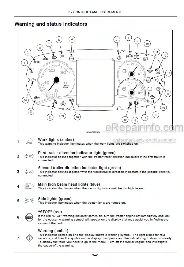Photo 5 - New Holland TS6.110 TS6.110HC TS6.120 TS6.120HC TS6.130 TS6.140 Tier 4B Final Operators Manual Tractor