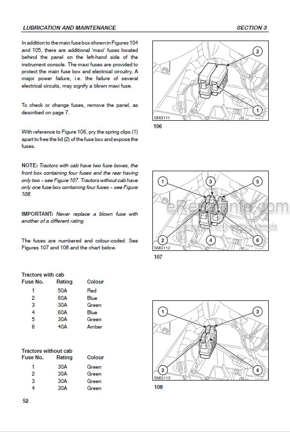 Photo 6 - New Holland TS100A TS110A TS115A TS130A TS-A Delta Operators Manual Tractor 82999129