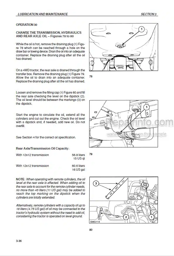 Photo 6 - New Holland TZ21D TZ24D Operators Manual Compact Tractor 84290017